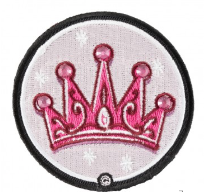 Gemmed Princess Crown Patch